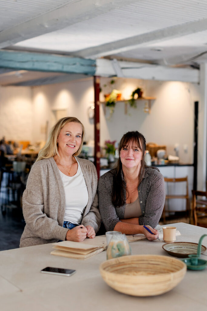 Helena Hodell och Petra Lund som driver Form & Lera
